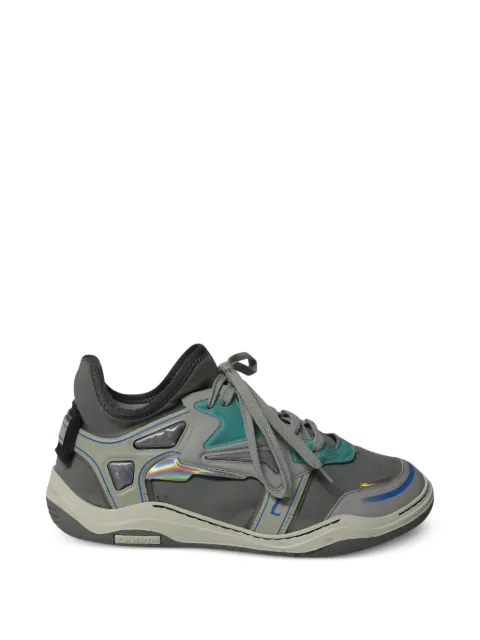 Lanvin Pre-Owned lace-up logo-detail sneakers Grey MRPPUGBSH129232M