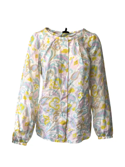 Escada Sport filigree-print blouse Neutrals TONPUGBCL153751W