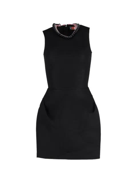 MSGM draped mini dress Black NAPPUGBCL379795W
