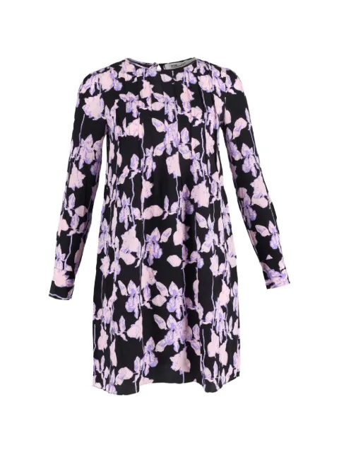 Diane Von Furstenberg Vintage floral-print dress Black HNPUGBCL399028W