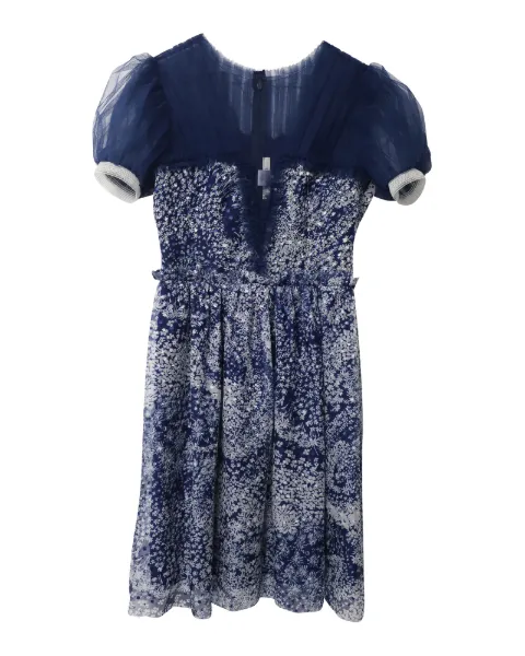 Rodarte puff-sleeve dress Blue NAPPUGBCL183221W