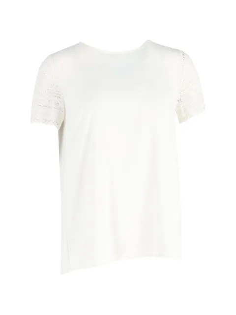 Michael Kors Vintage short-sleeve crew-neck top White TONPUGBCL412078W