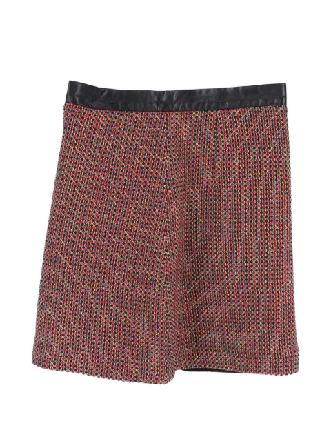 SANDRO patterned mini skirt Red NAPPUGBCL366338W
