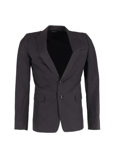Dries Van Noten Pre-Owned wool single-breasted blazer Black MRPPUGBCL368100M