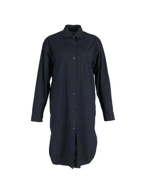 Dries Van Noten Pre-Owned buttoned midi shirt dress Blue NAPPUGBCL302748W