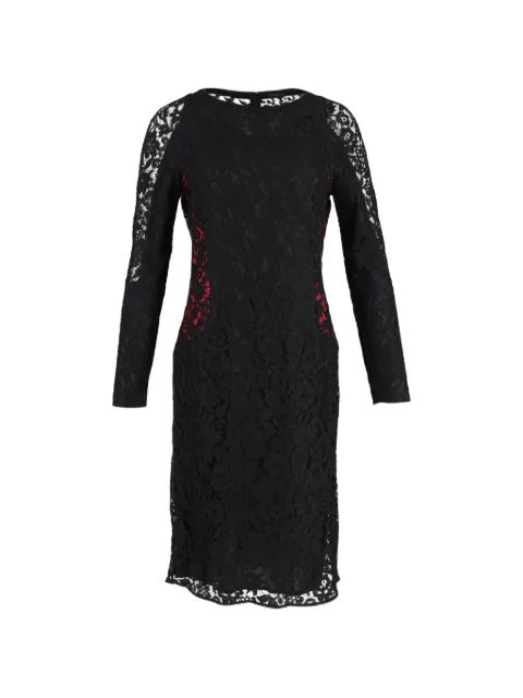 JOSEPH lace long-sleeve dress Black NAPPUGBCL336847W