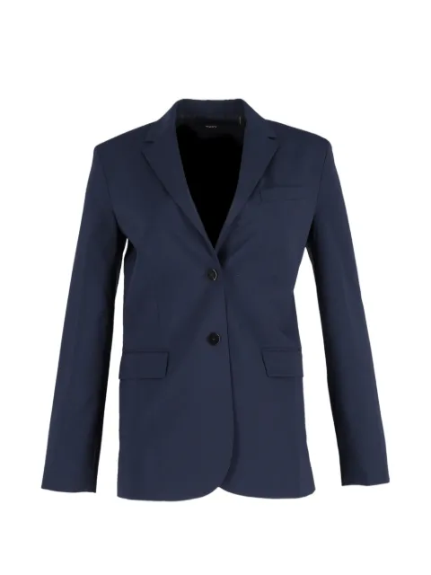 Theory single-breasted blazer Blue TONPUGBCL360325W