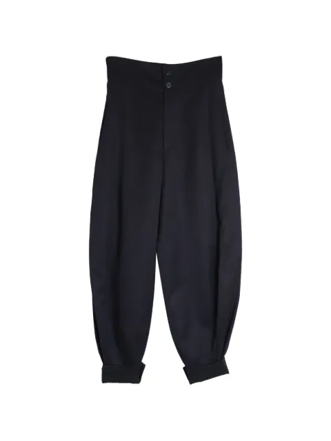 Chloé Vintage wool tapered trousers Black NAPPUGBCL288472W
