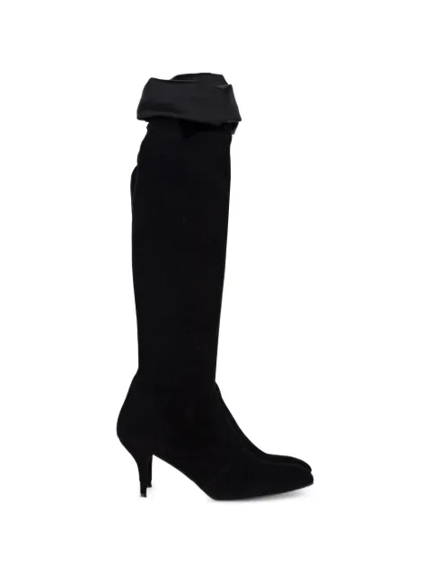 Stuart Weitzman tieland over-the-knee suede boots Black TONPUGBSH284438W