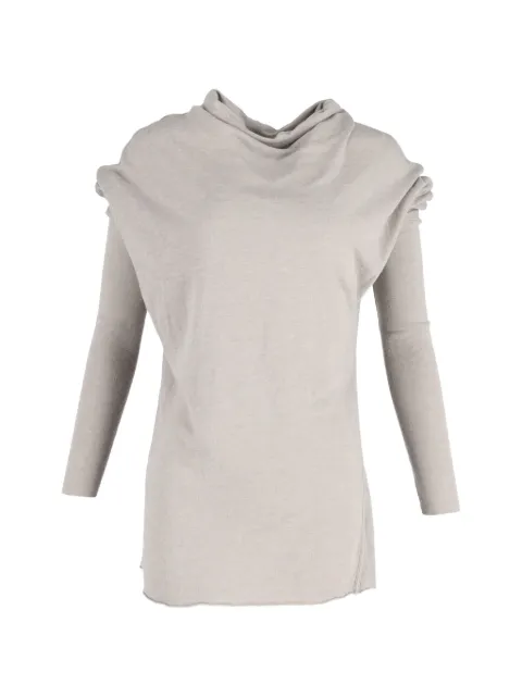 Rick Owens Vintage draped cowl-neck top Grey NAPPUGBCL399810W