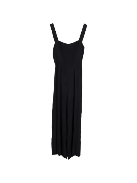 Reformation square-neckline sleeveless jumpsuit Black NAPPUGBCL368682W
