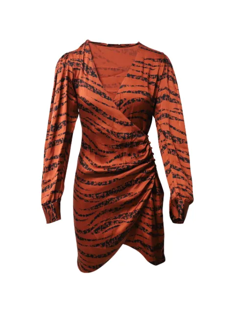 ANINE BING tiger-print mini dress Orange NAPPUGBCL215619W