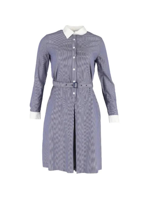 Vanessa Seward stripe belted shirt dress Blue NAPPUGBCL462138W
