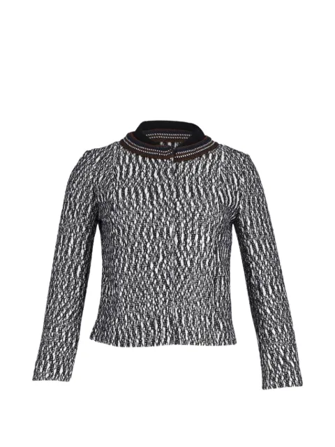 Tory Burch tweed jacket Black NAPPUGBCL232853W