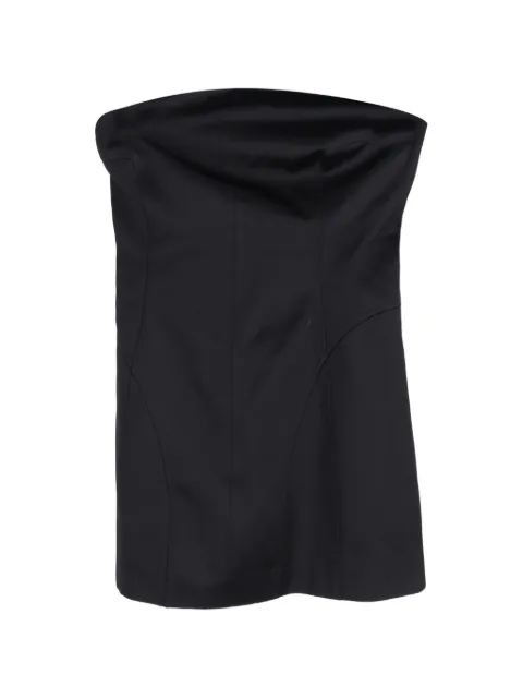 KHAITE Pre-Owned strapless mini dress Black NAPPUGBCL444136W