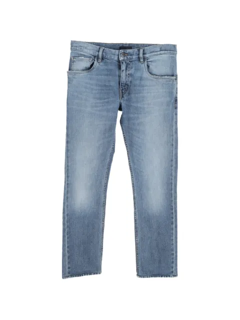 Prada Pre-Owned low-rise cotton jeans Blue MRPPUGBCL410326M