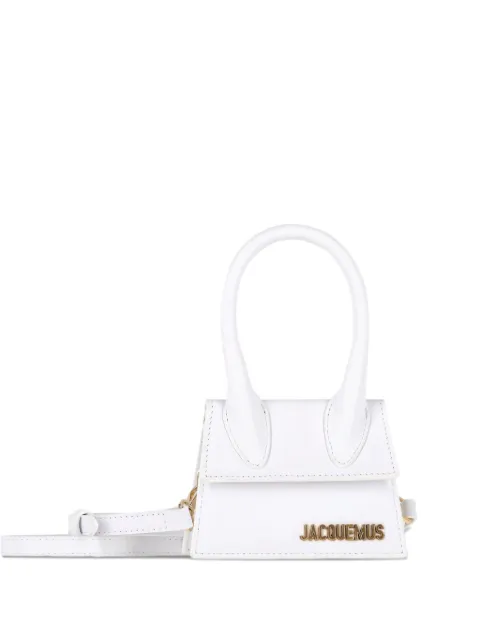 Jacquemus Pre-Owned Le Chiquito leather mini bag White NAPPUGBBA396517W
