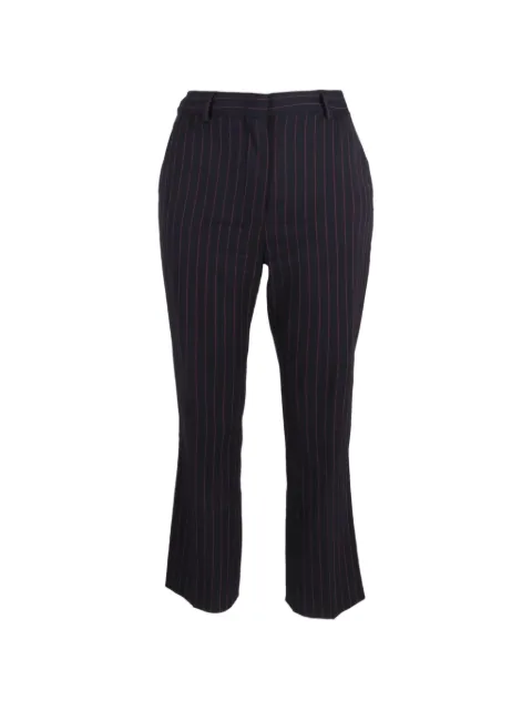Max Mara pinstripe high-rise trousers Black NAPPUGBCL397628W