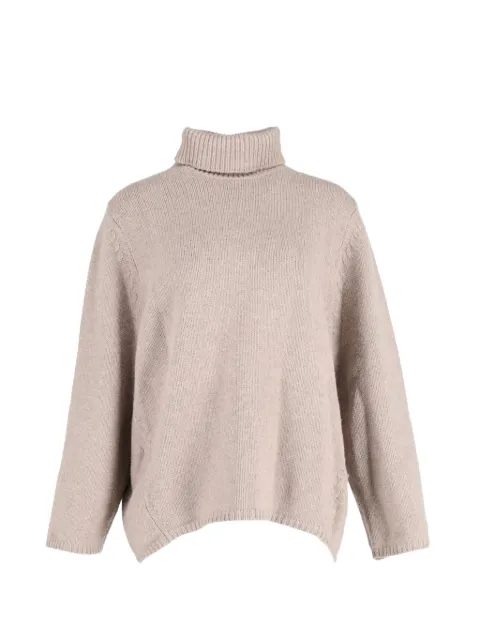 TOTEME turtleneck ribbed sweater Neutrals NAPPUGBCL302752W