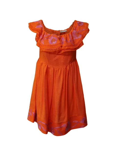Mary Katrantzou Marietta embroidered mini dress Orange NAPPUGBCL253374W