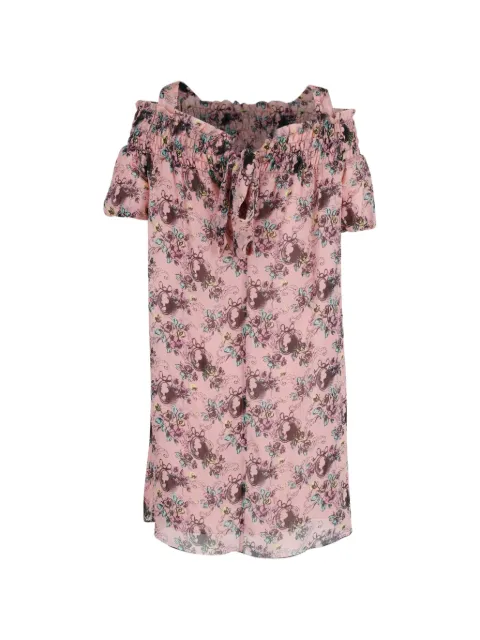Boutique Moschino off-shoulder floral dress Pink TONPUGBCL229154W