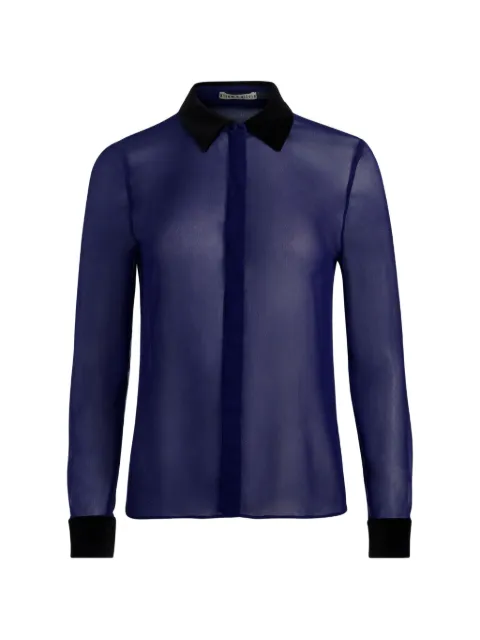 alice + olivia Willa shirt Blue CC511A87002