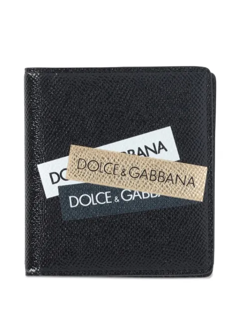 Dolce & Gabbana Pre-Owned bi-fold leather wallet Black HNDOGBAC215215W