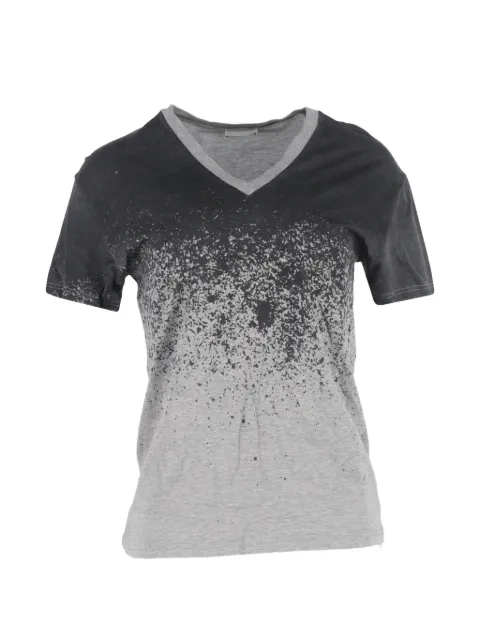 Christian Dior Pre-Owned V-neck T-shirt Grey NAPPUGBCL461506W