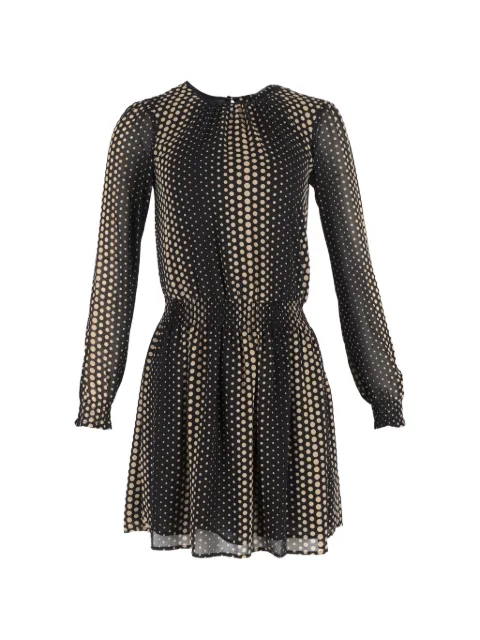Michael Kors Vintage Aralia polka-dot mini dress Black NAPPUGBCL457640W