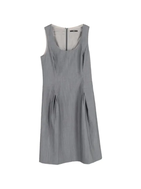BOSS sleeveless mini dress Grey NAPPUGBCL367861W