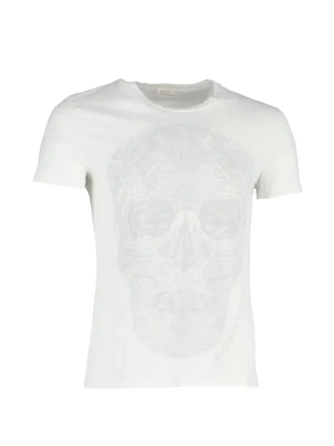 Alexander McQueen Pre-Owned skull-print T-shirt White HNDOGBCL345067M