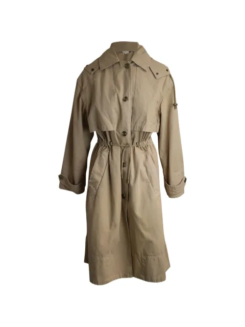 Michael Kors Vintage hooded cotton trench coat Neutrals NAPPUGBCL262048W