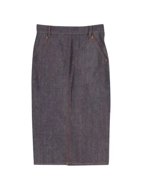 Balenciaga Pre-Owned denim midi skirt Blue TONPUGBCL175727W