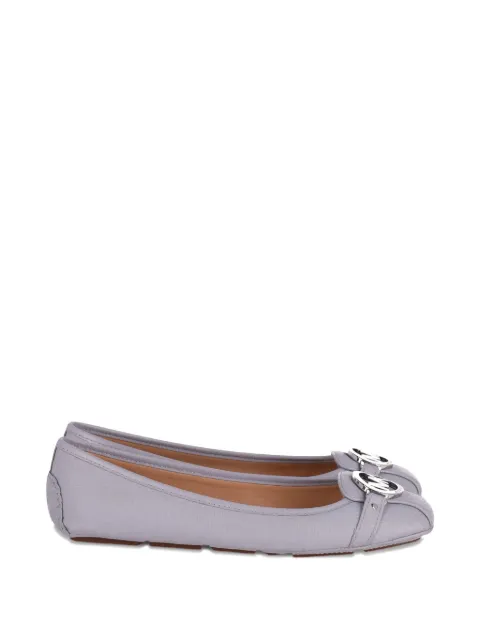 Michael Kors Vintage Fulton leather ballet flats Blue TONPUGBSH167653W
