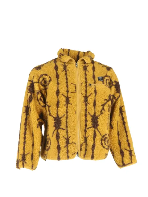 Supreme 2021 x South2 West8 printed zip-fastening jacket Yellow MRPPUGBCL462149M