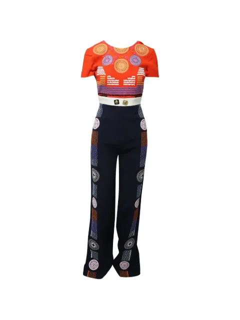 Peter Pilotto embroidered tartan jumpsuit Black NAPPUGBCL176492W