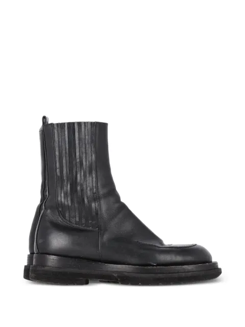 Magda Butrym leather biker boots Black NAPPUGBSH410166M