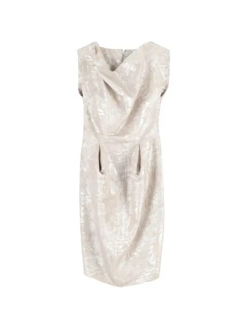 Vivienne Westwood Pre-Owned cowl-neck sleeveless dress Neutrals NAPPUGBCL363844W