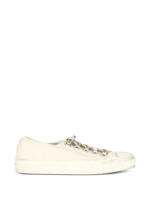 Christian Dior Pre-Owned Walk'n'dior canvas sneakers Neutrals NAPPUGBSH370420W