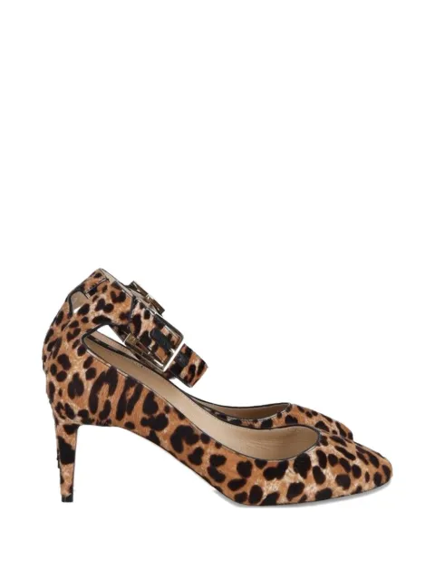 Jimmy Choo Pre-Owned Helena animal-print pumps Brown HNDOGBSH260534W
