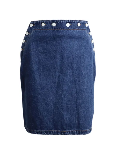 MSGM button-detail pencil skirt Blue NAPPUGBCL263299W