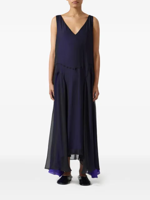 Kallmeyer V-neck maxi dress Blue DKRT262011