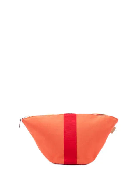 Hermès Pre-Owned 2015 Mini Toile Palmyre pouch Orange 2H59LV42GX1XQ8KE