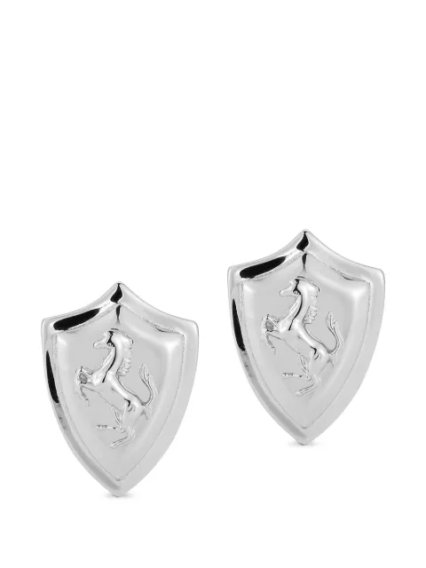 Mateo Stallion shield cufflinks Silver STALLIONSHIELDCUFFLINKS