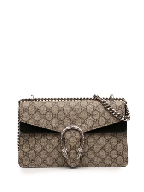Gucci Pre-Owned 2016-2025 Small GG Supreme Dionysus shoulder bag Brown XE1KL83XWTBS4SRX