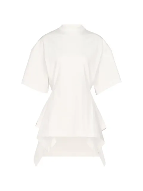 Alaïa panelled cotton T-shirt White AA9I0026J103C