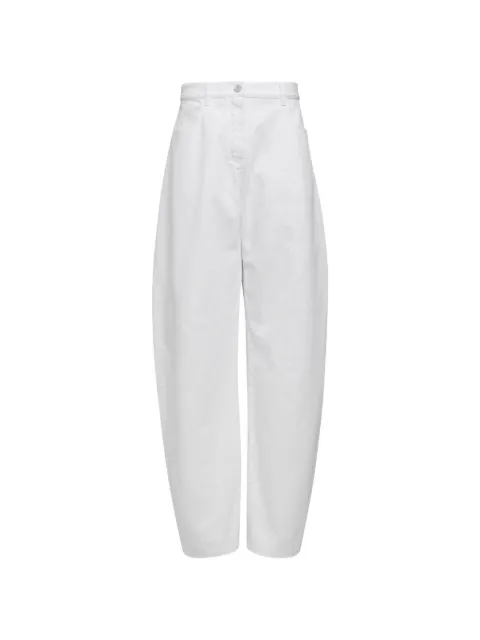 Alaïa low-waist tapered jeans White AA9P1215D002B