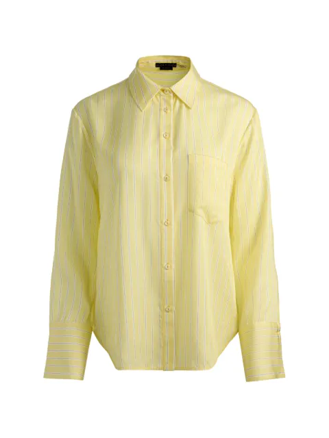 alice + olivia Finely oversized striped shirt Yellow CL000P02005