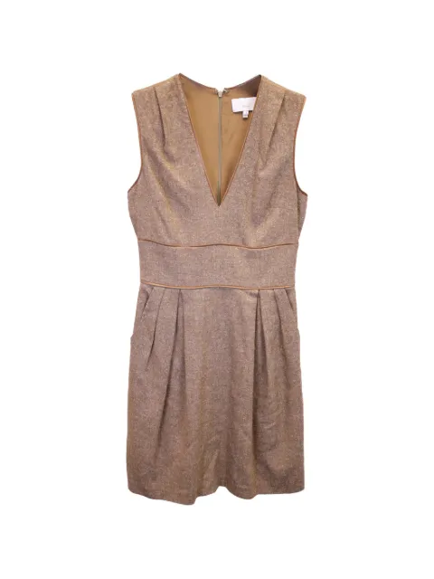 Adam Lippes V-neck sleeveless dress Brown TONPUUSCL362780W