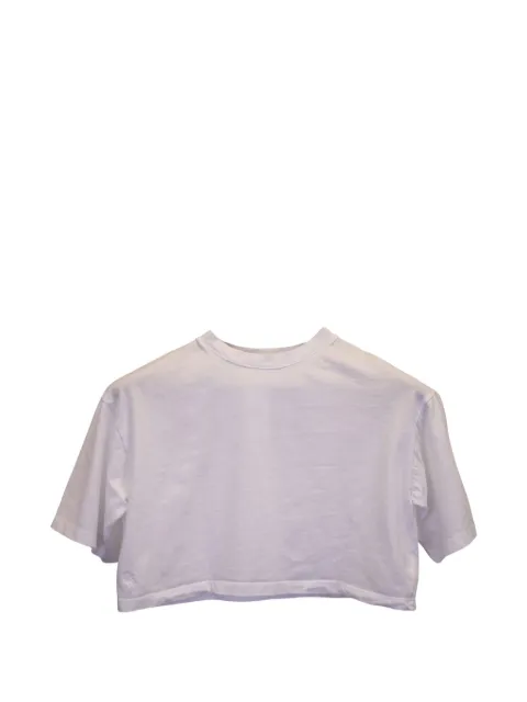 The Frankie Shop crew-neck cropped T-shirt White NAPPUUSCL359922W
